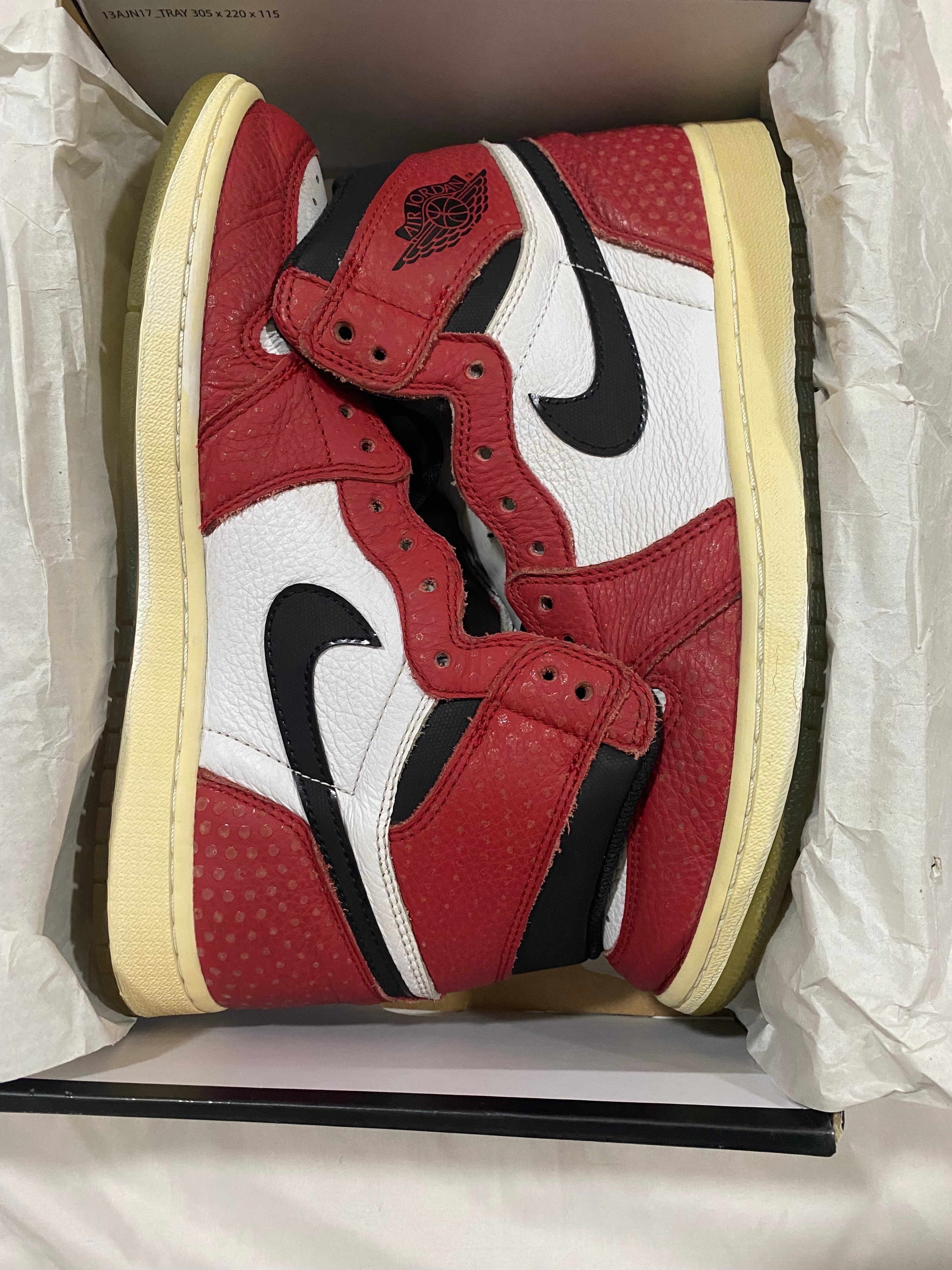Spiderman × Nike Air Jordan 1 Origin Story "Gym Red/White/Photo Blue/Black"