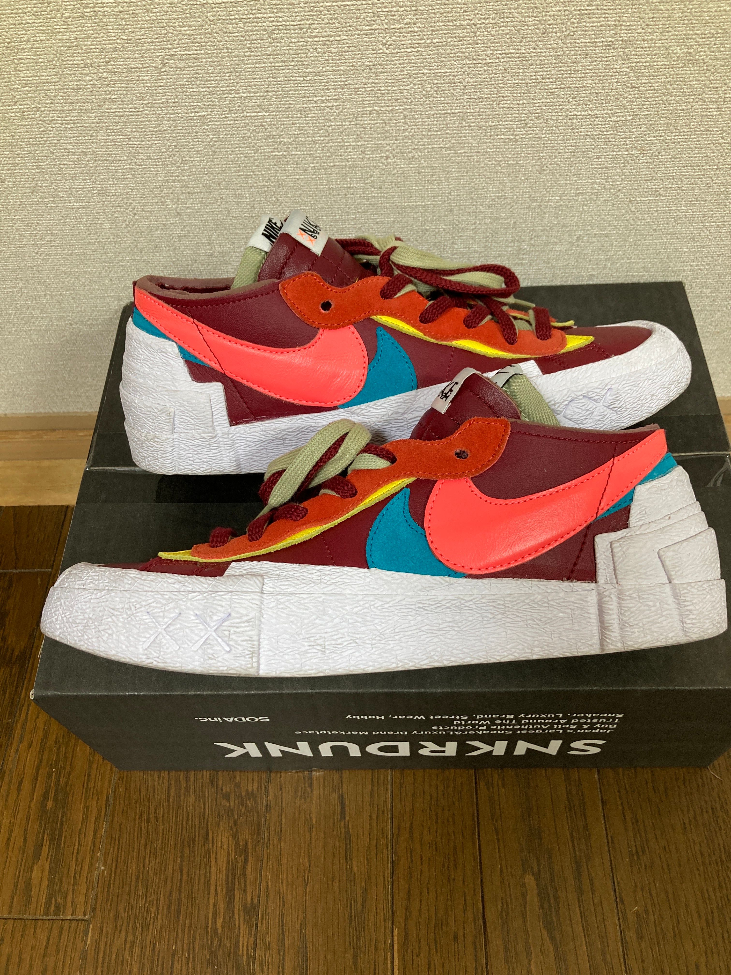 KAWS × sacai × Nike Blazer Low "Team Red"