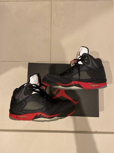 Air Jordan 5 Satin "Bred"