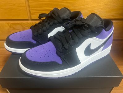 Nike Air Jordan 1 Retro Low "White/Black/Court Purple"