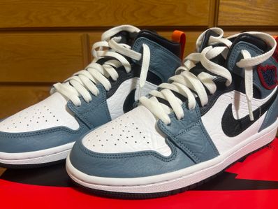 FACETASM × Nike Air Jordan 1 Mid "White/Navy"