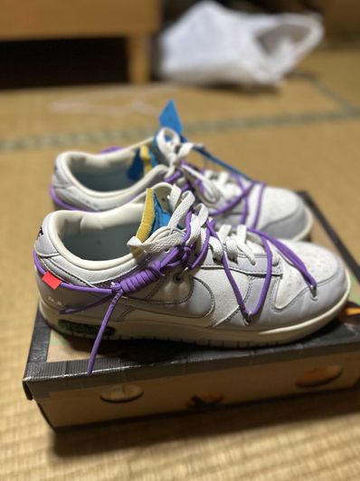 Off-White × Nike Dunk Low "Sail/Neutral Gray"