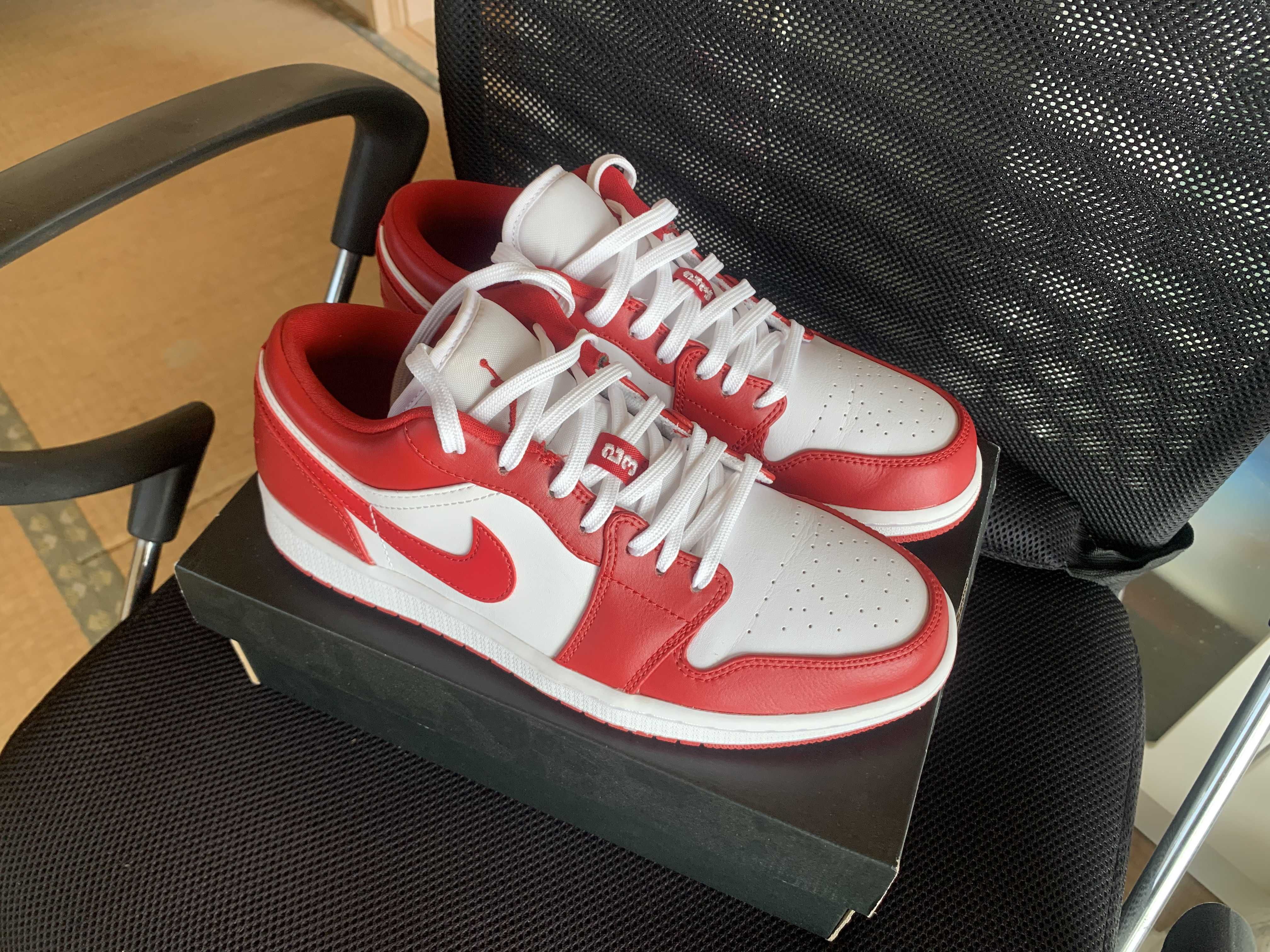 Nike Air Jordan 1 Low "Gym Red/White"