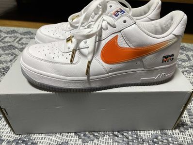 KITH × Nike Air Force 1 Low "White/Rush Blue/White/Brilliant Orange"