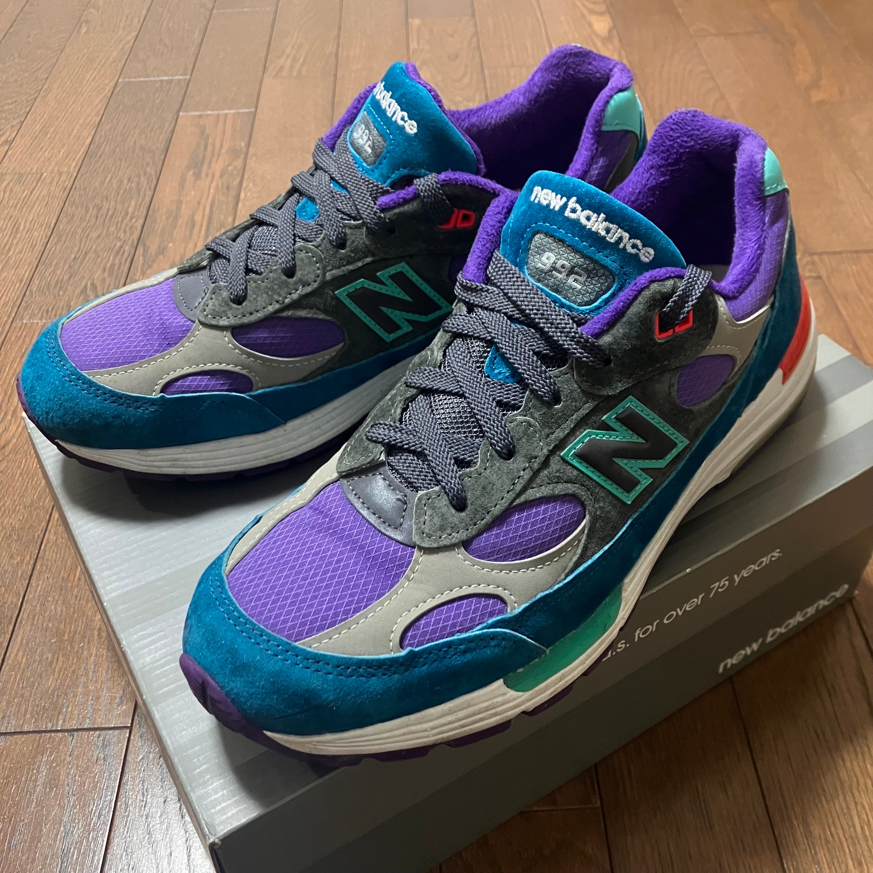 New Balance 992 "Turquoise/Purple/White"