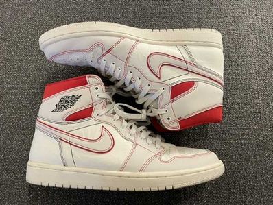 Nike Air Jordan 1 Retro High OG "Sail/University Red"