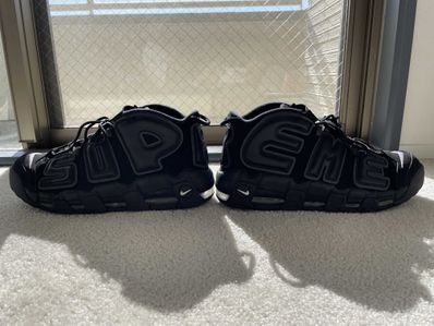Supreme × Nike Air More Uptempo "Black"