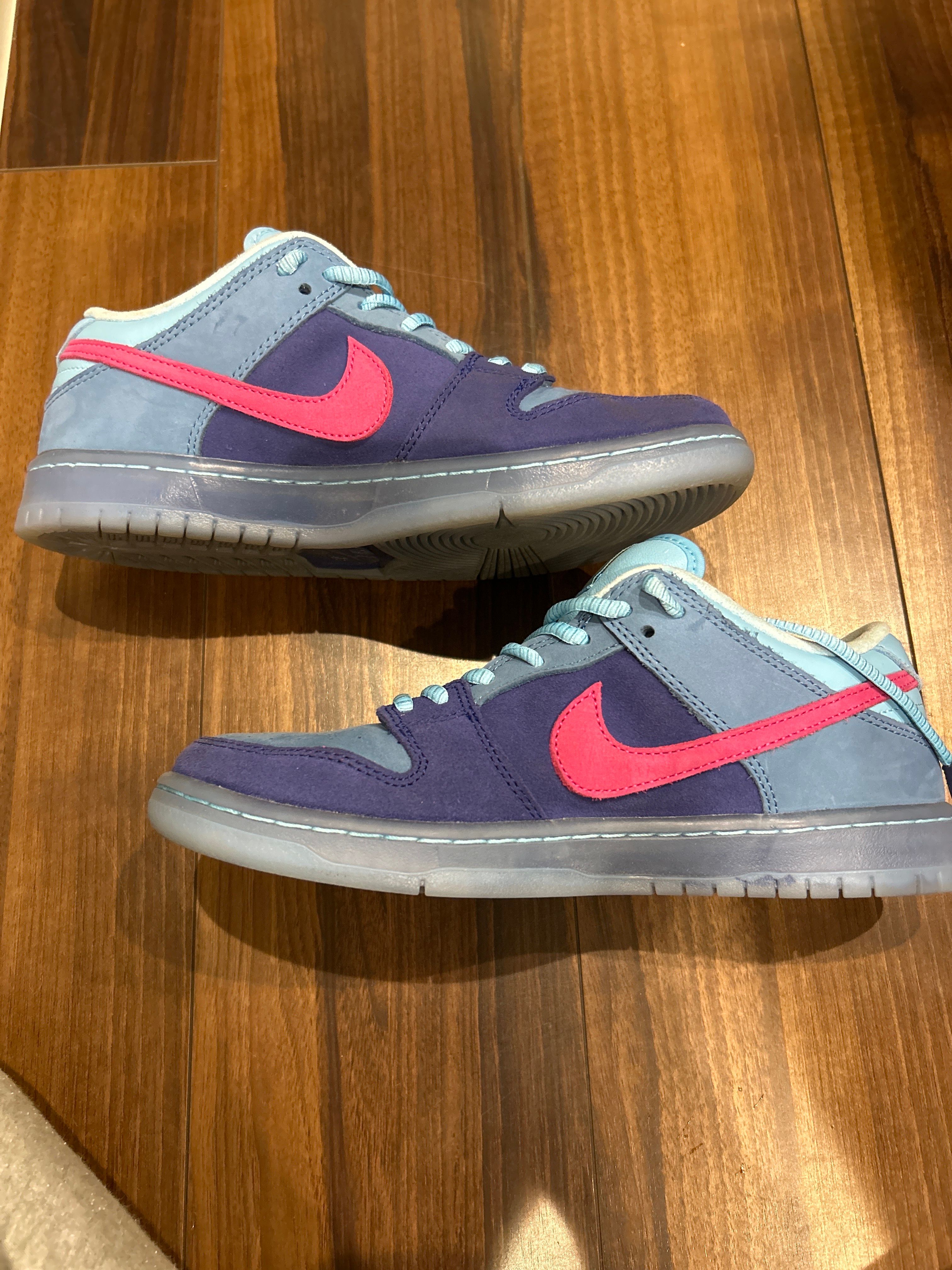 Run The Jewels × Nike SB Dunk Low "Deep Royal Blue and Active Pink"