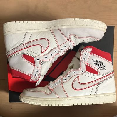 Nike Air Jordan 1 Retro High OG "Sail/University Red"