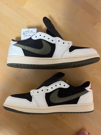 Travis Scott × Nike Women's Air Jordan 1 Low OG "Medium Olive"