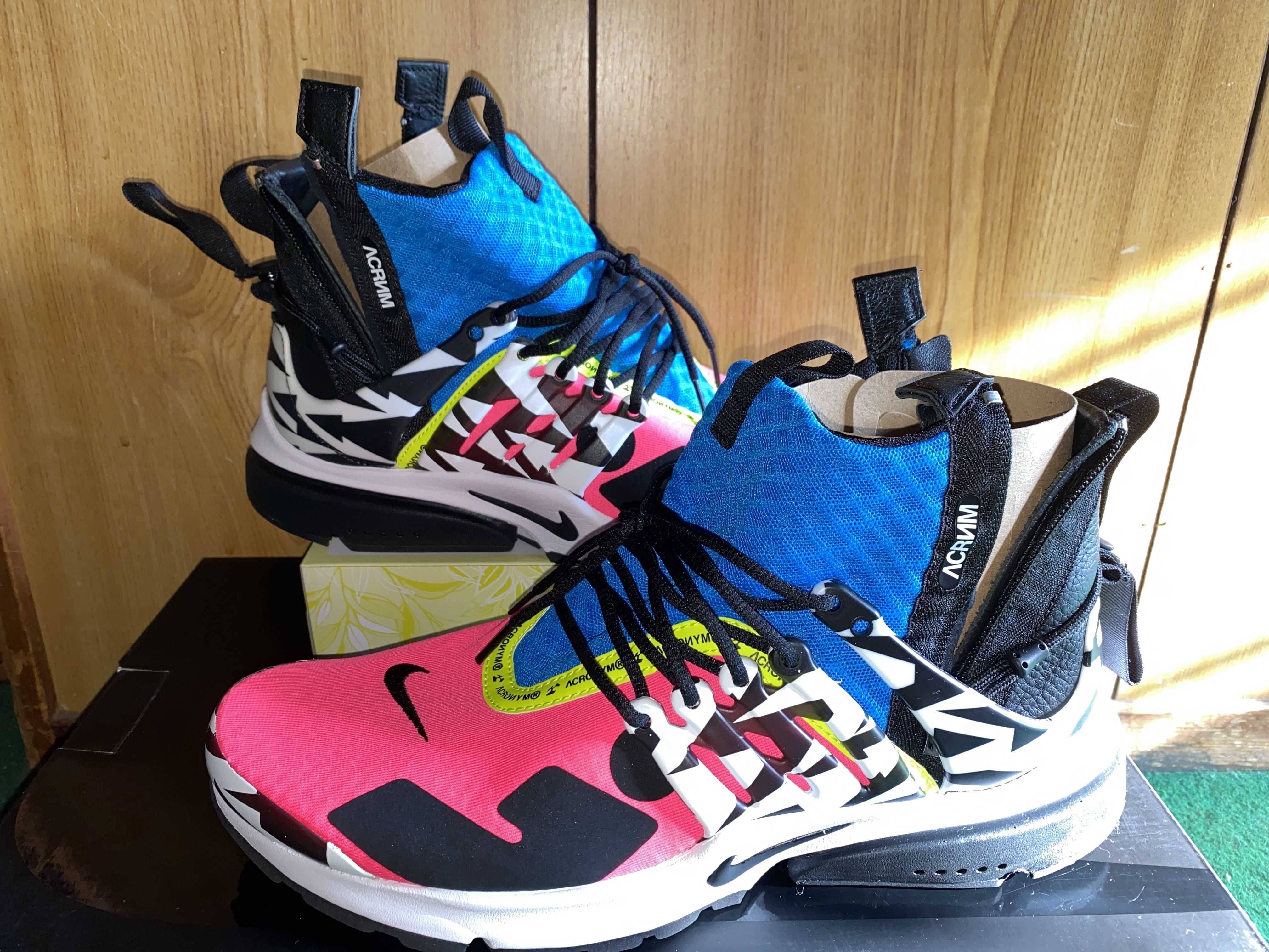 ACRONYM × Nike Air Presto Mid "Hyper Pink"