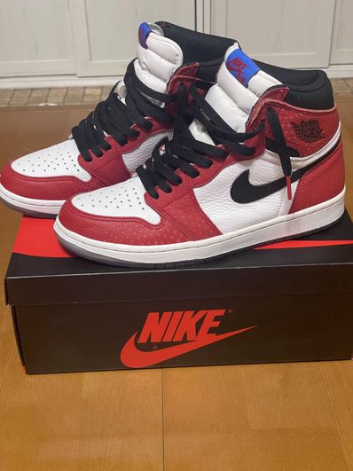 Spiderman × Nike Air Jordan 1 Origin Story "Gym Red/White/Photo Blue/Black"