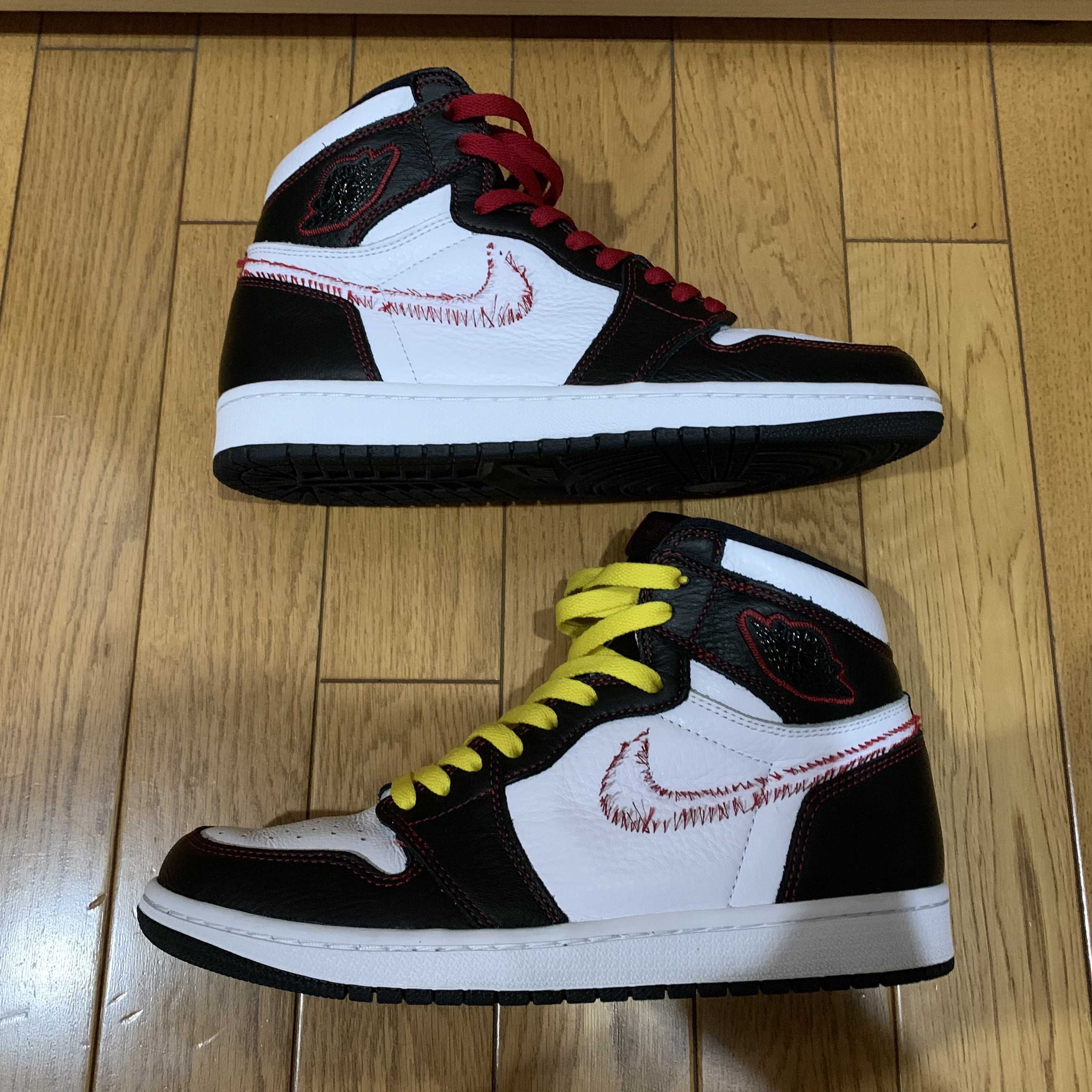 Nike Air Jordan 1 High OG Defiant "Black/Yellow/Gym Red"    