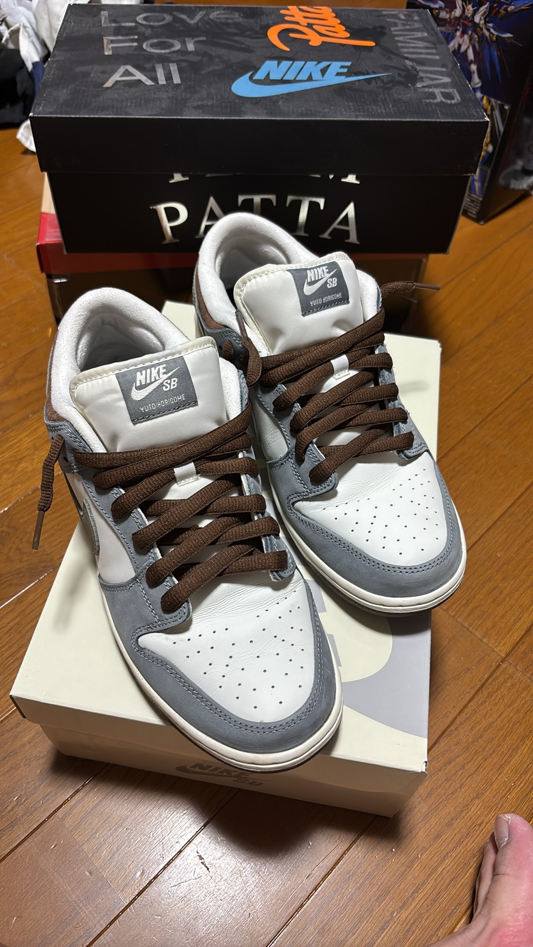 堀米 雄斗(Yuto Horigome) × Nike SB Dunk Low Pro QS "Wolf Grey"