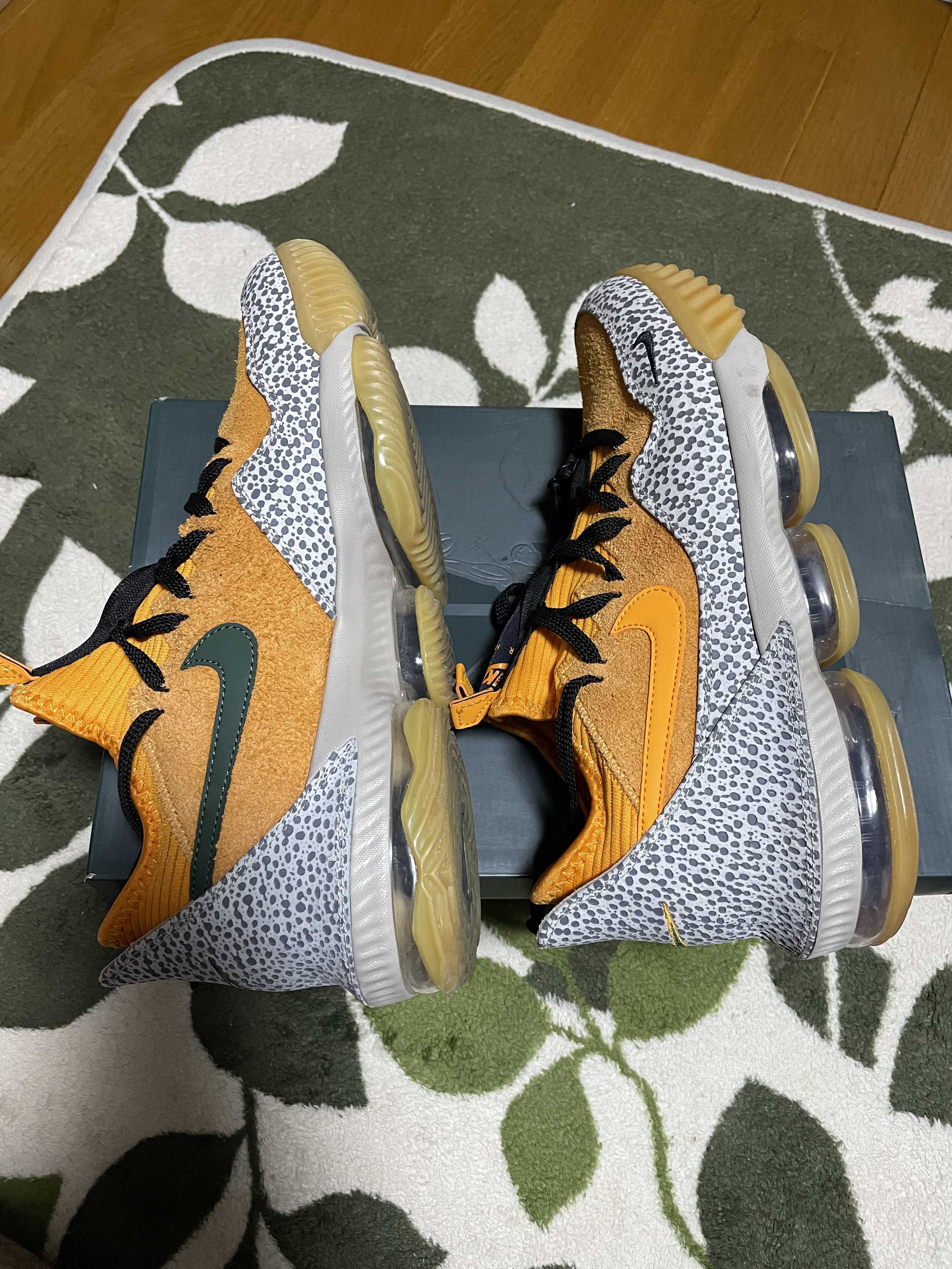 atmos × Nike LeBron 16 Low "Safari" (CD9471-800/CI3358-800)