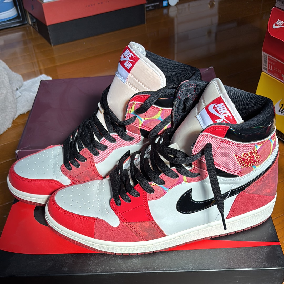 Spider-Man × Nike Air Jordan 1 Retro High OG SP "Spider-Man: Across the Spider-Verse/University Red"