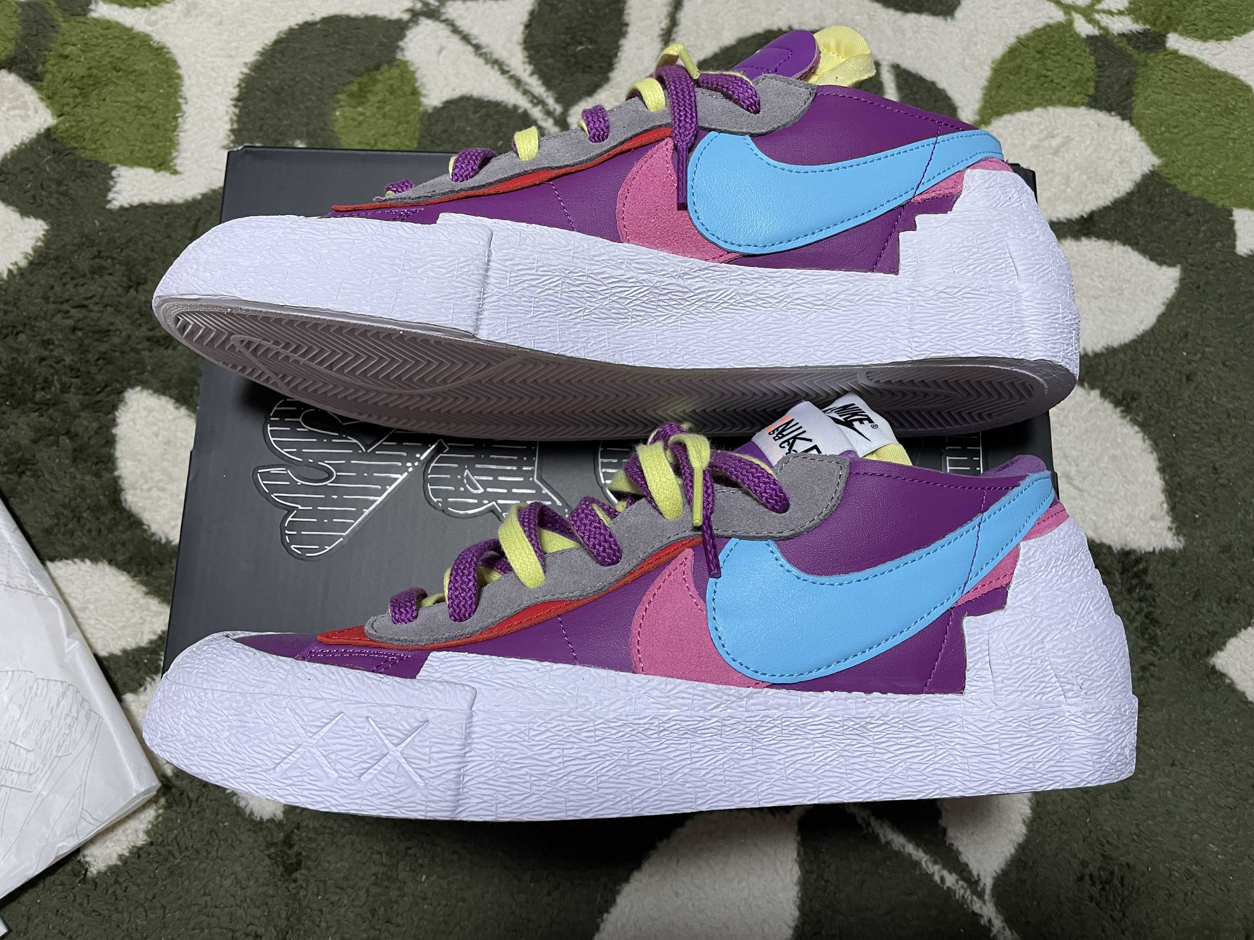 KAWS × sacai × Nike Blazer Low "Purple Dusk"