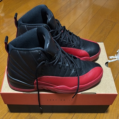 Nike Air Jordan 12 Retro "Flu Game/Black and Varsity Red" (2025)