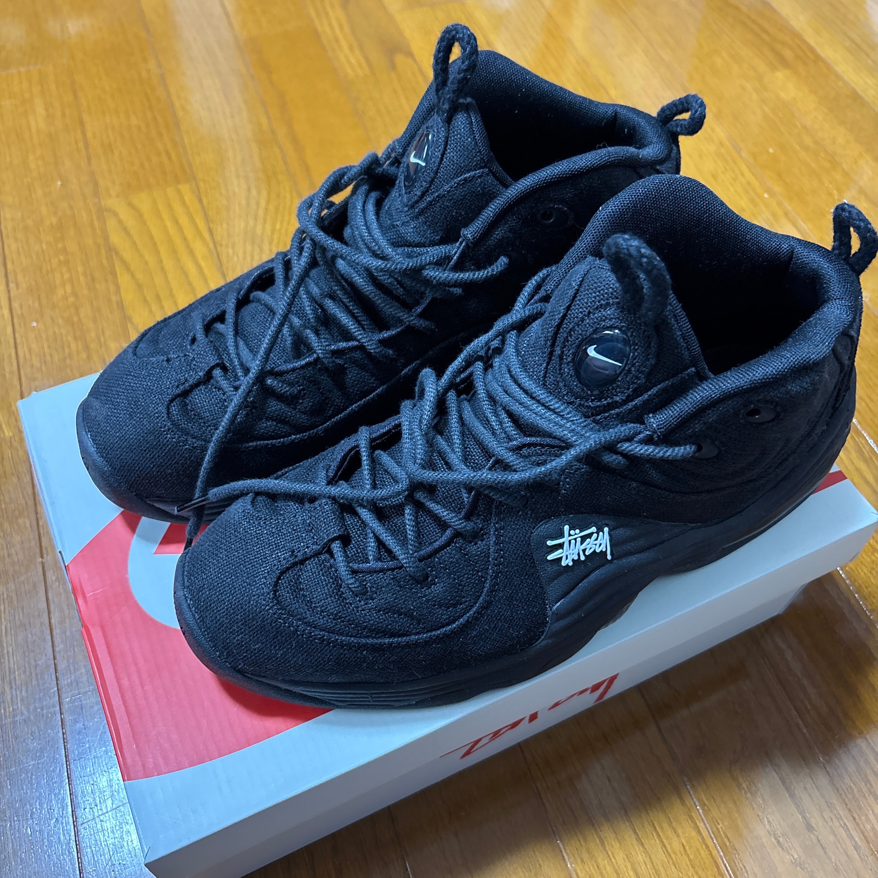 Stussy × Nike Air Penny 2 "Black"