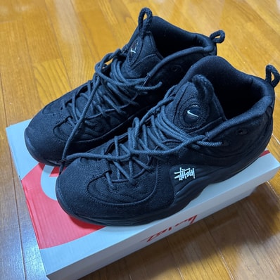 Stussy × Nike Air Penny 2 "Black"