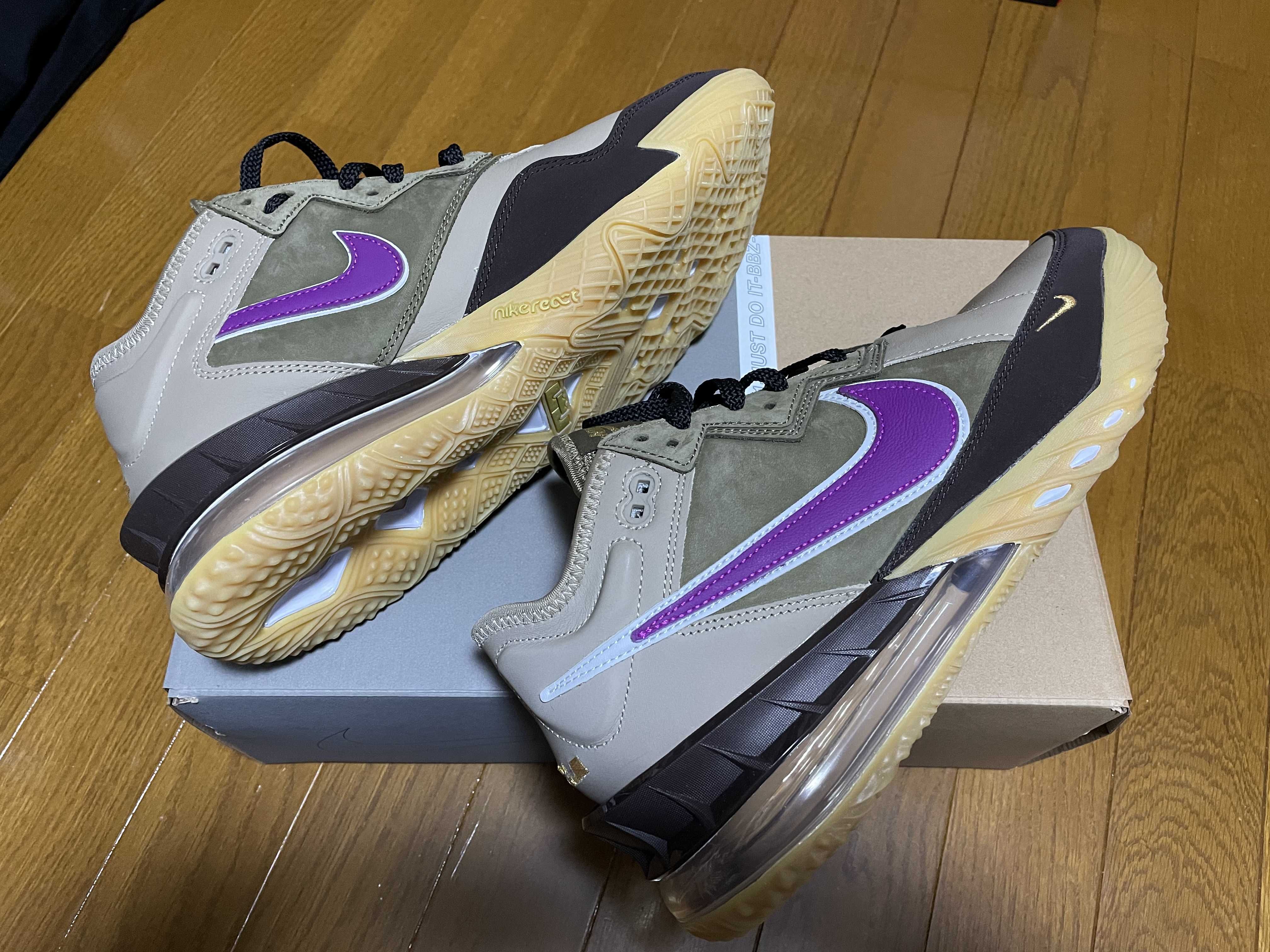 atmos × Nike LeBron 18 Low "Viotech"