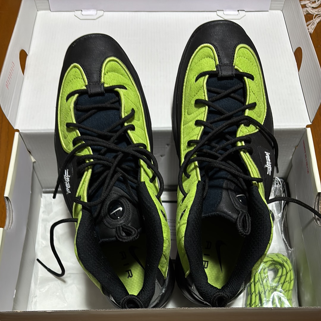 ステューシー × ナイキ エアペニー2 "ブラック/グリーン"