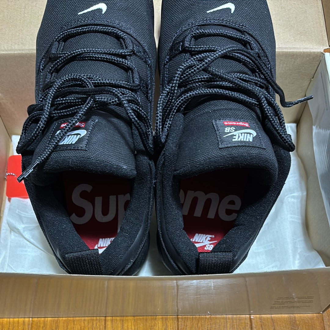 シュプリーム × ナイキ SB ダーウィン ロー "ブラック"