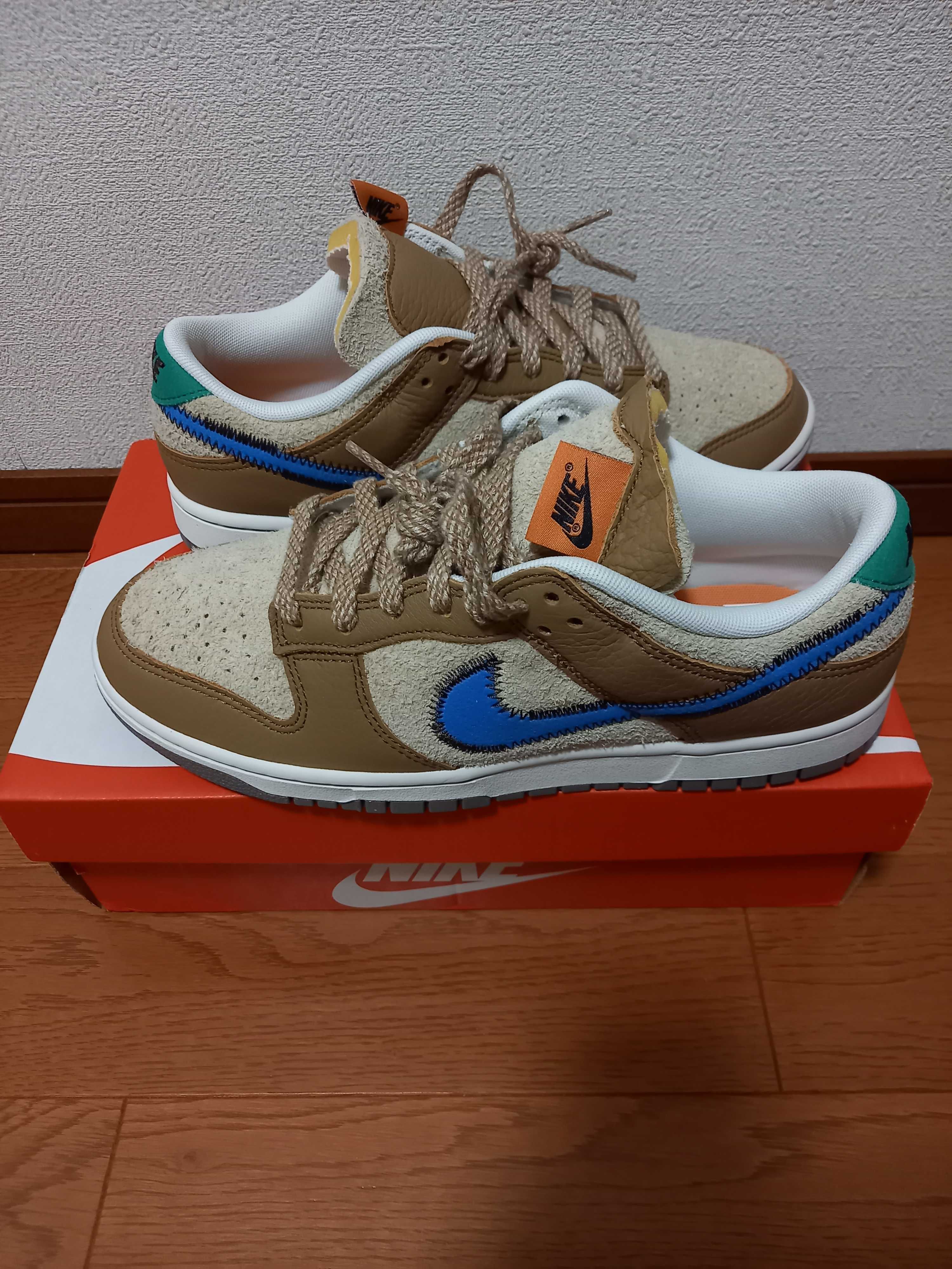 size? × Nike Dunk Low "Dark Driftwood/Photo BlueRattan"