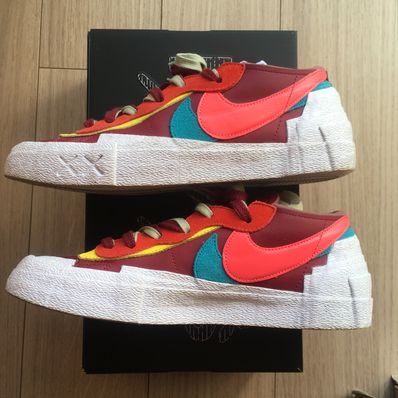 KAWS × sacai × Nike Blazer Low "Team Red"