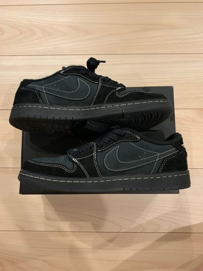 Travis Scott × Nike Air Jordan 1 Low OG SP "Black Phantom"