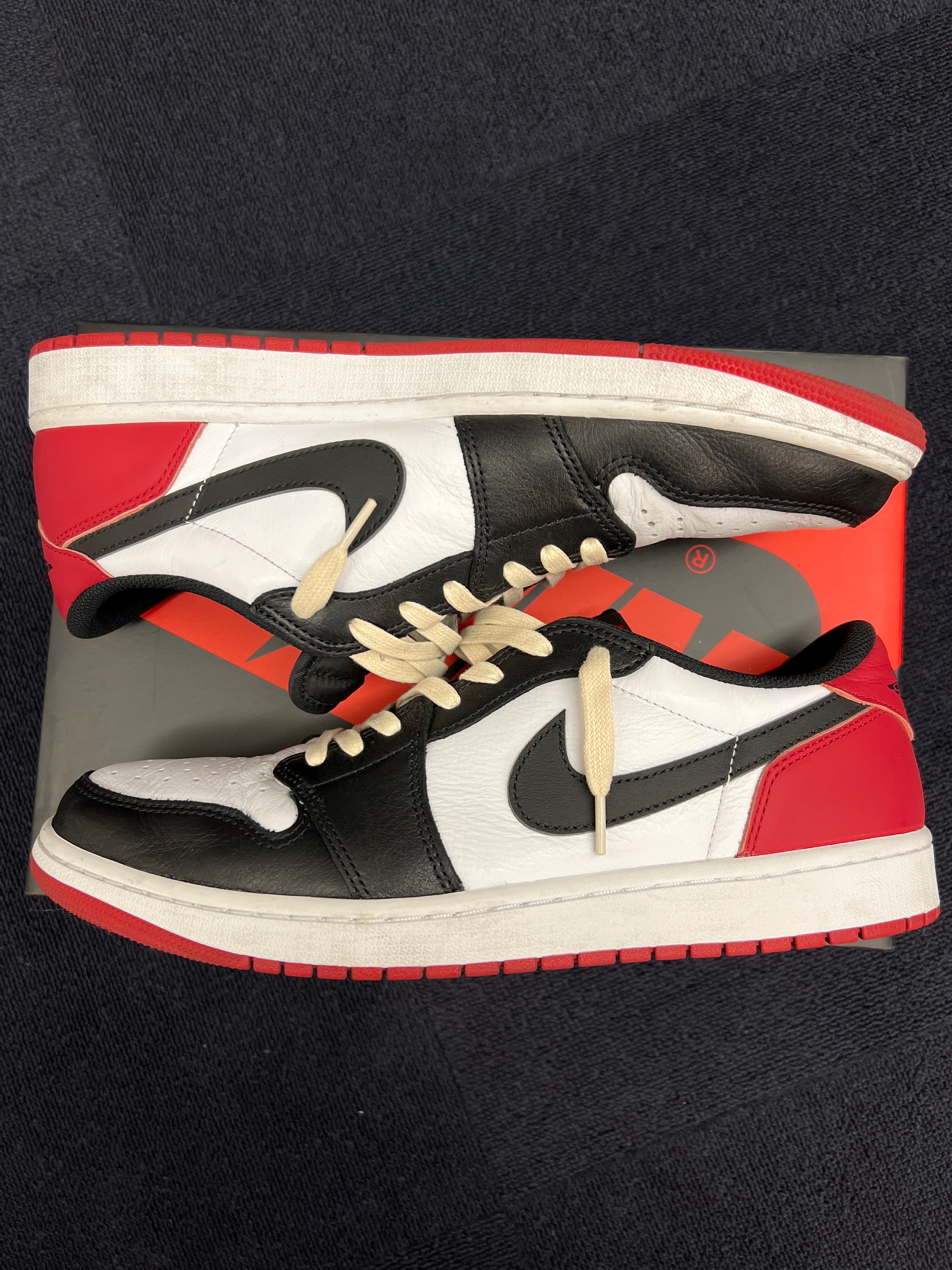 Nike Air Jordan 1 Retro Low OG "Black Toe"