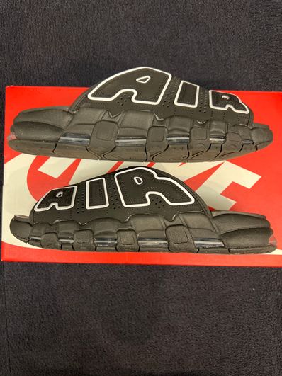 Nike Air More Uptempo Slide "Black" (DV2132-001/DV2137-001)