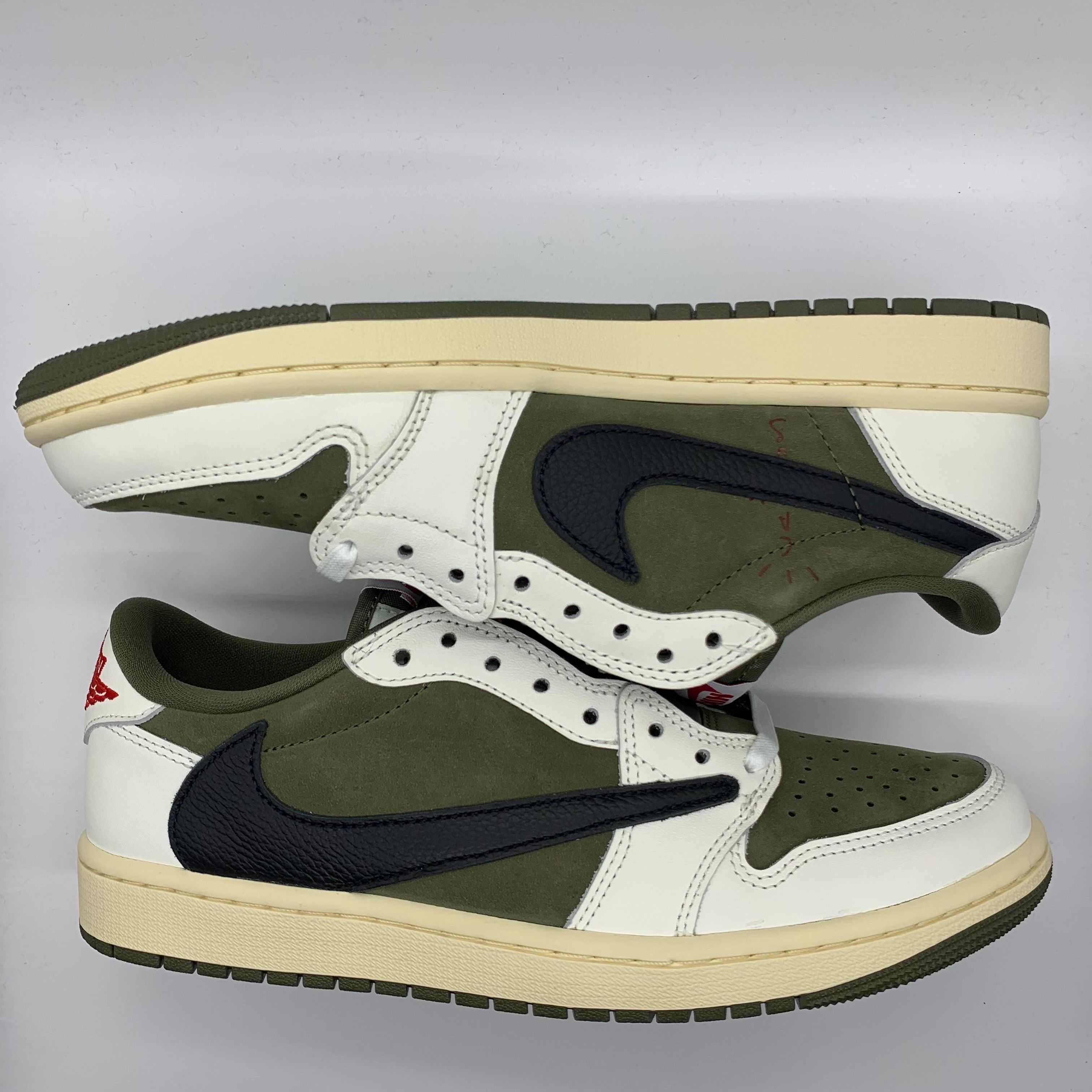 Travis Scott × Nike Air Jordan 1 Low OG SP "Reverse Olive"
