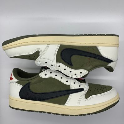 Travis Scott × Nike Air Jordan 1 Low OG SP "Reverse Olive"