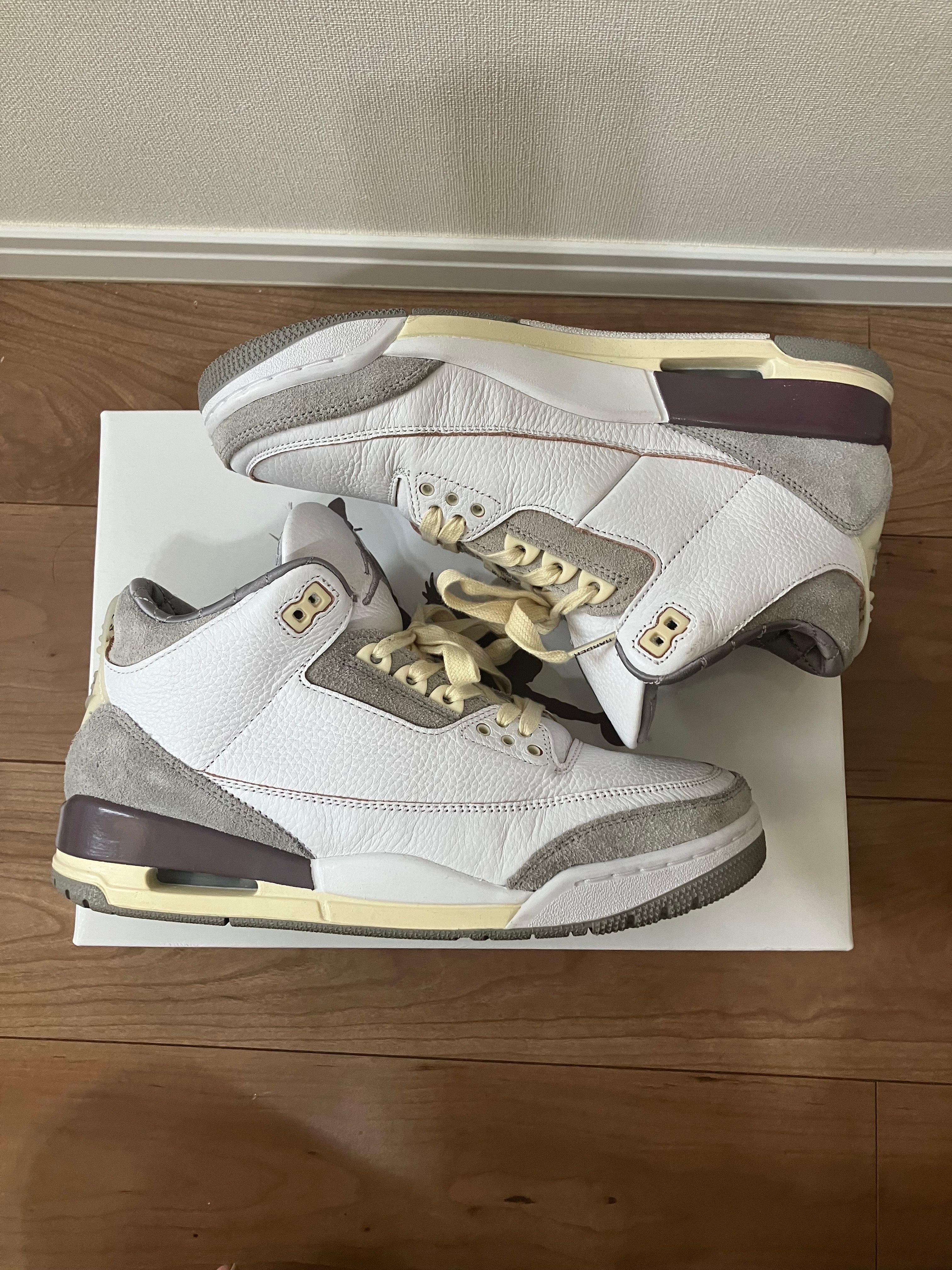 A Ma Maniere × Nike Women's Air Jordan 3 Retro SP "White/Medium Grey Violet Ore"