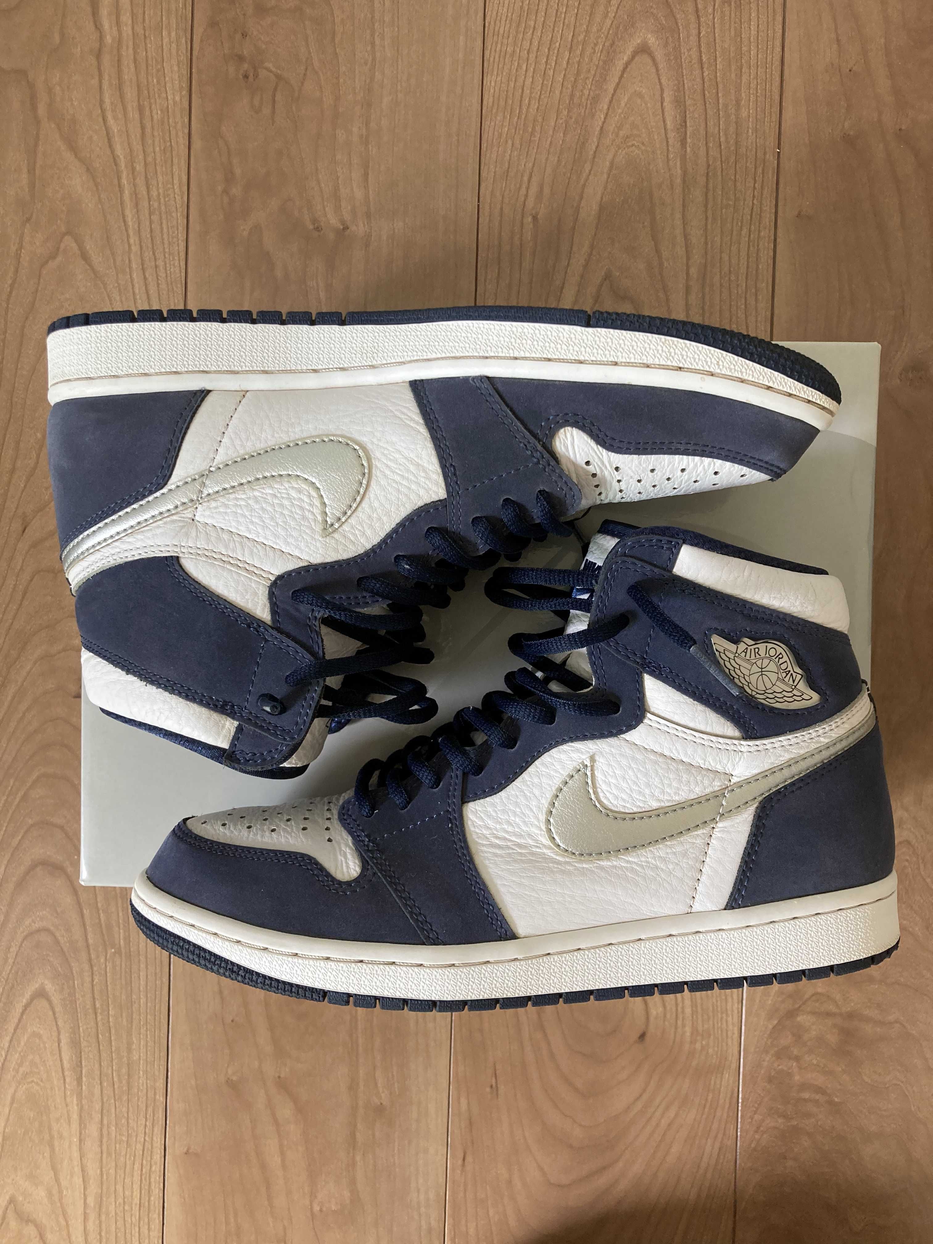 Nike Air Jordan 1 High OG CO.JP "White/Midnight Navy" (2020)(ブリーフケースなし)