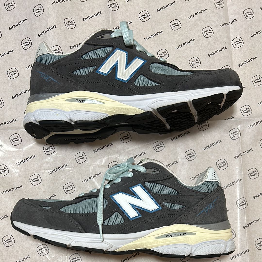 KITH × New Balance 990V3 "Steel Blue"