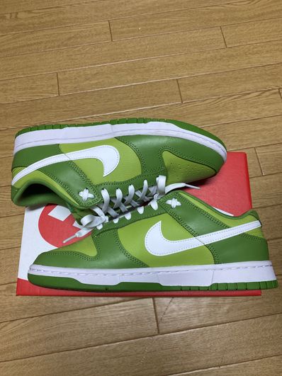 Nike Dunk Low "Chlorophyll/White/Vivid Green"