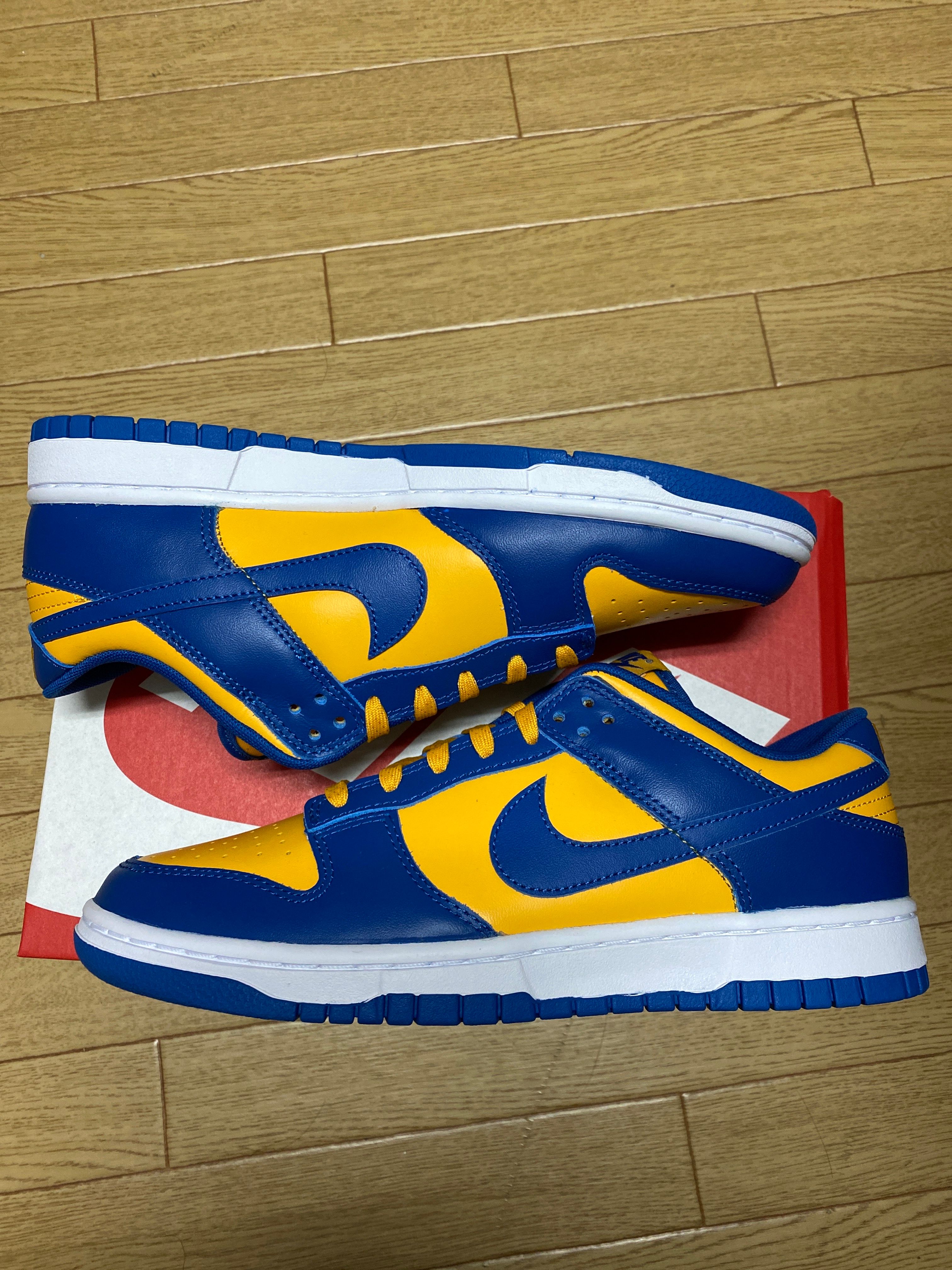Nike Dunk Low "Blue Jay and University Gold"