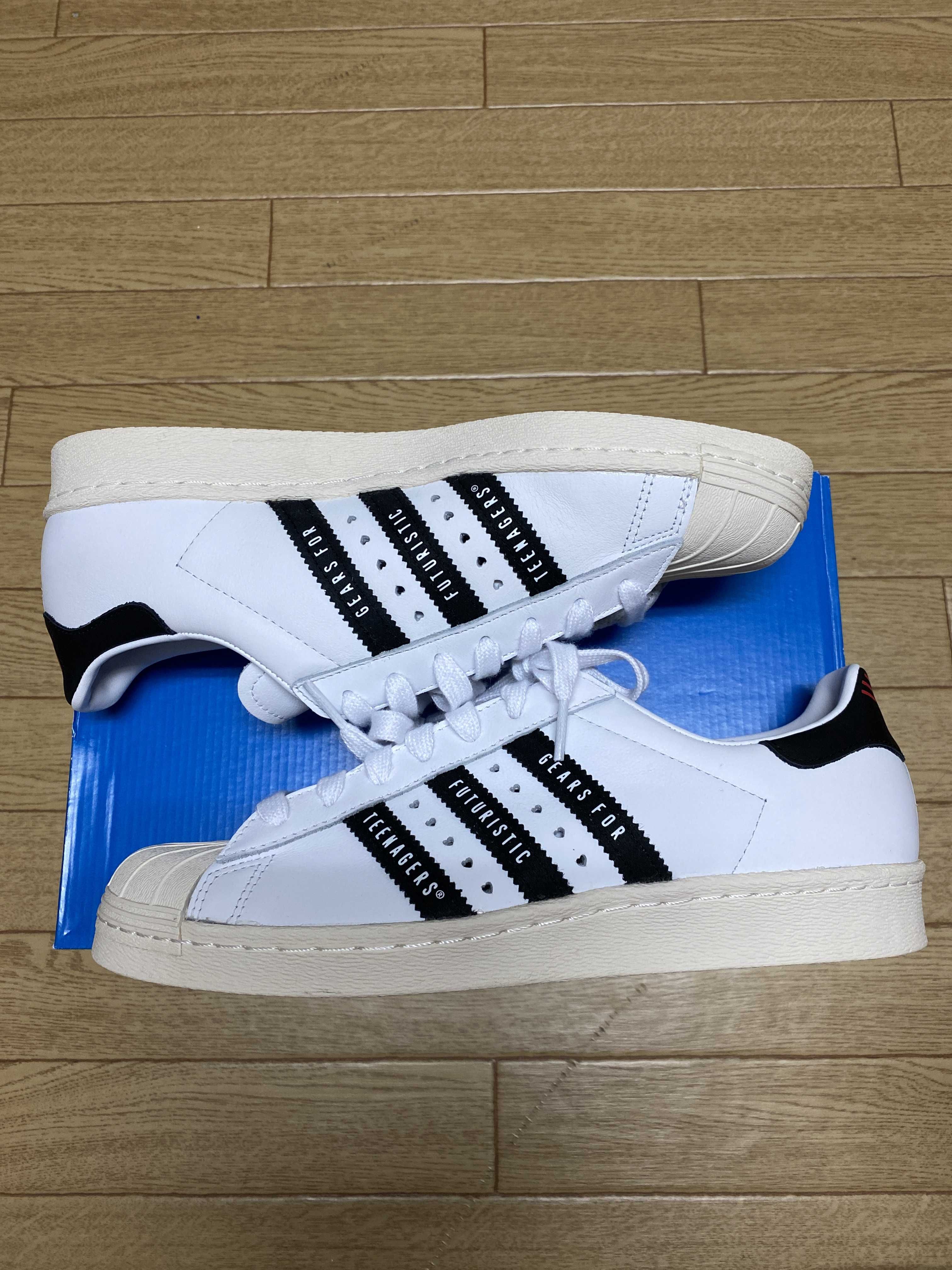 HUMAN MADE × adidas Superstar 80s "White/Black"