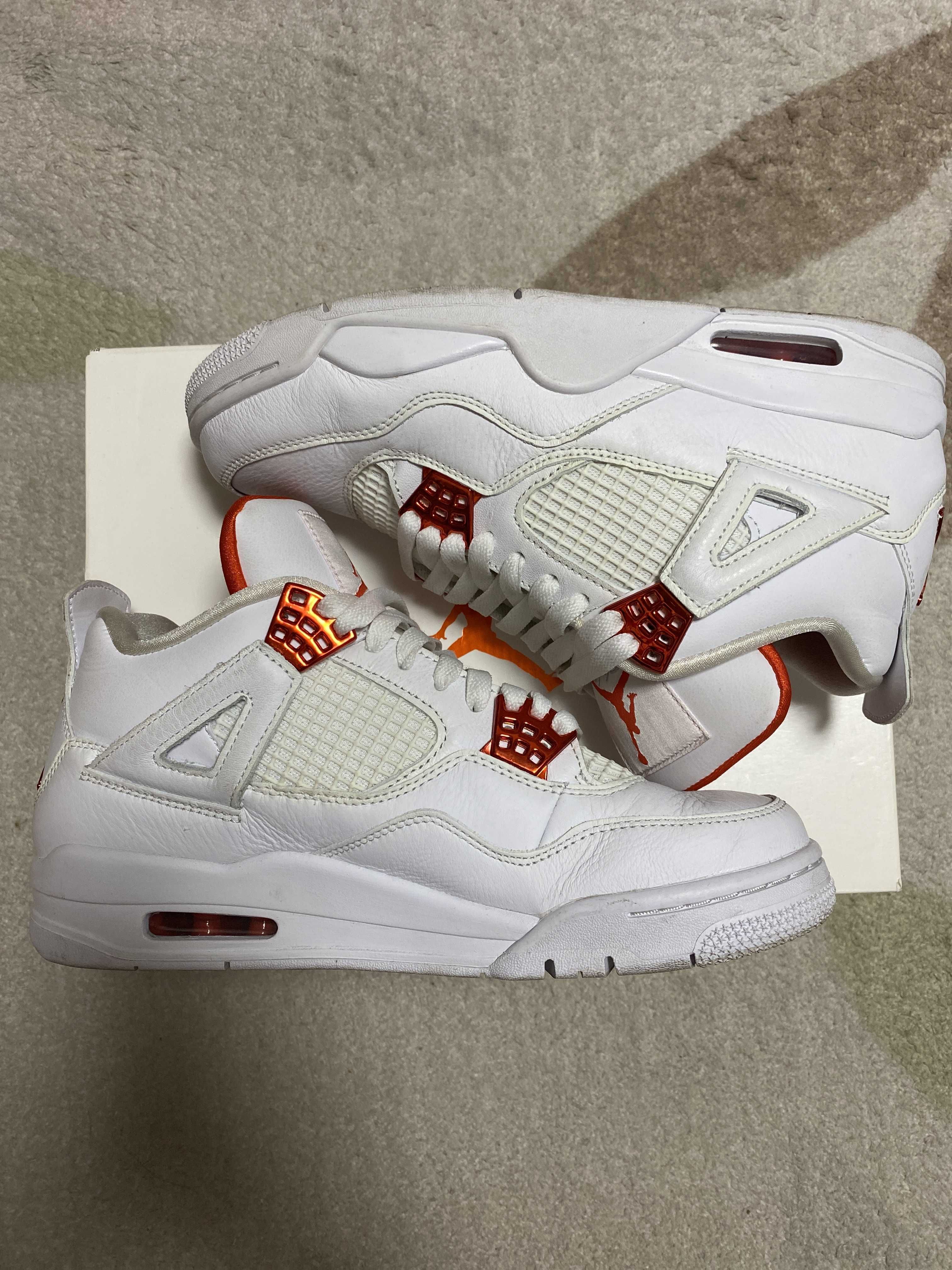 Nike Air Jordan 4 Retro "White/Team Orange"