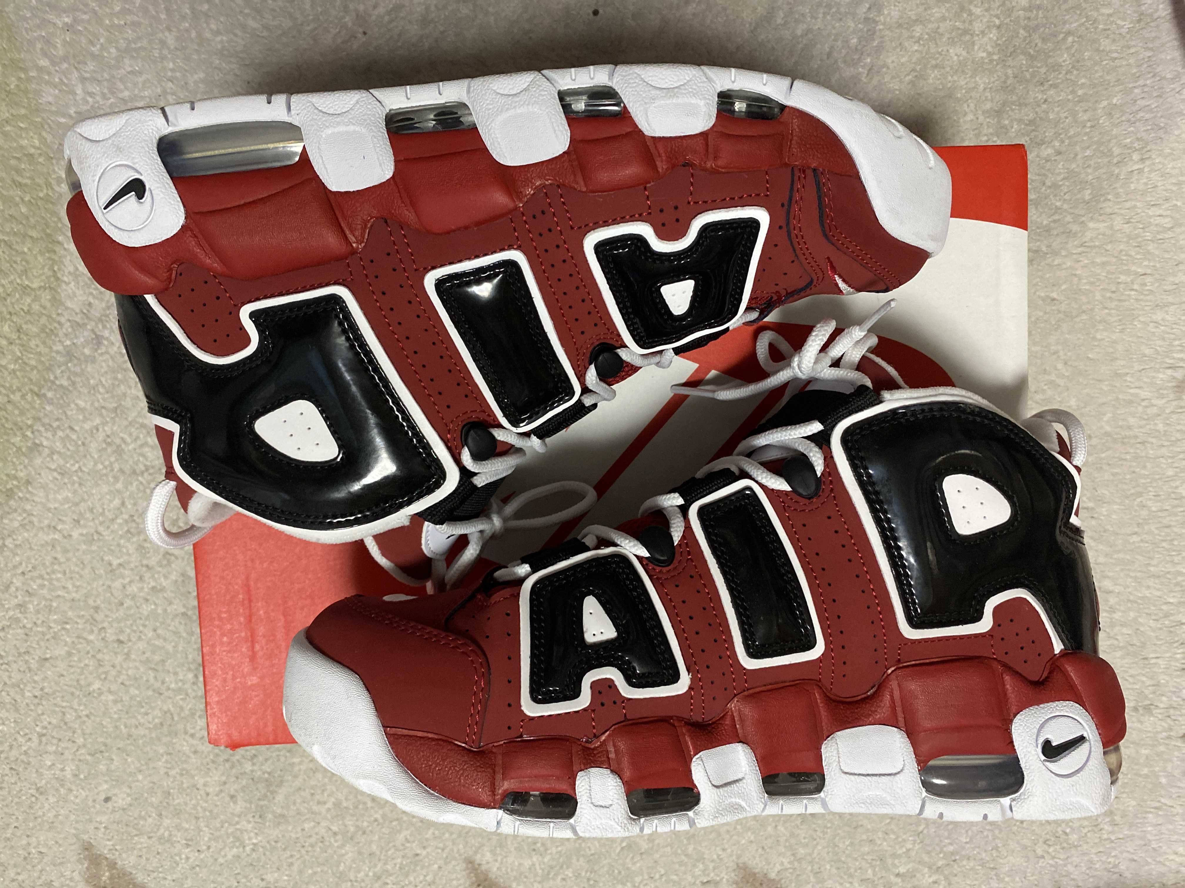 Nike Air More Uptempo ’96 "Black and Varsity Red" (2021) 