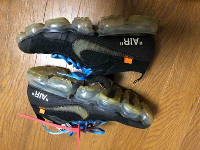 Off-White × Nike Air Vapormax "Black/Total Orange/Clear"