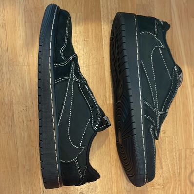 Travis Scott × Nike Air Jordan 1 Low OG SP "Black Phantom"