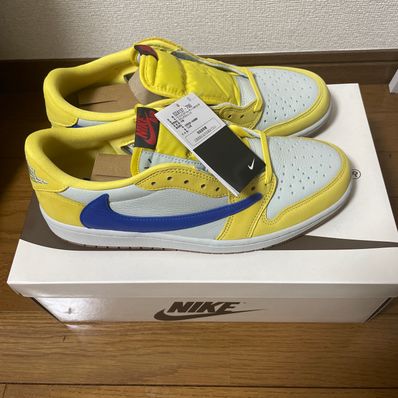 Travis Scott × Nike Women's Air Jordan 1 Retro Low OG "Canary"