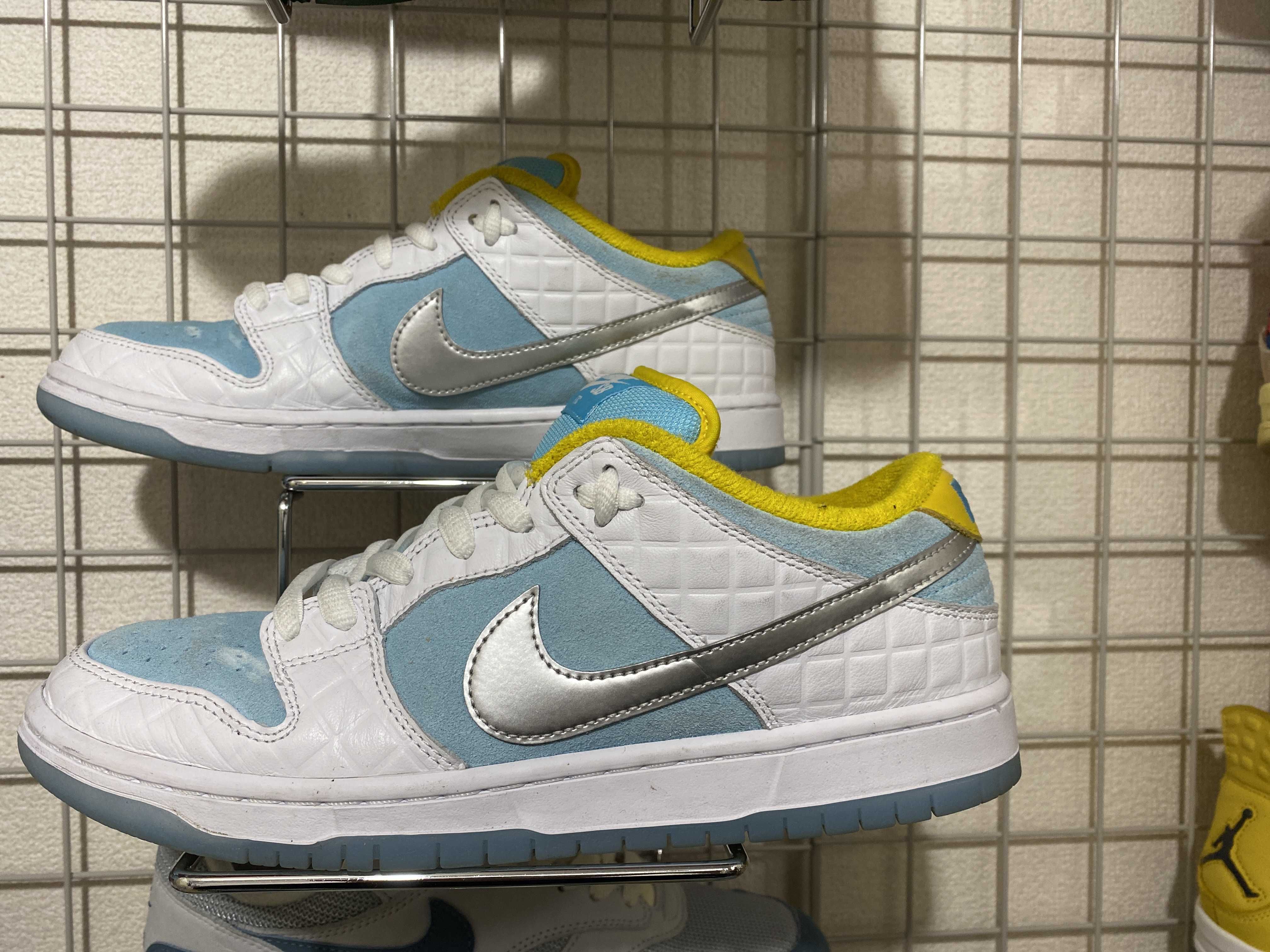 FTC × Nike SB Dunk Low "White/Blue"