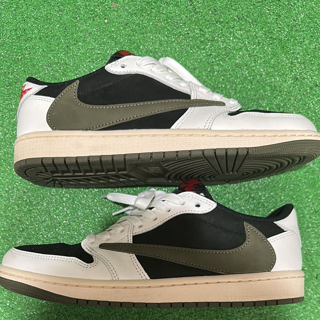 Travis Scott × Nike Women's Air Jordan 1 Low OG "Medium Olive"