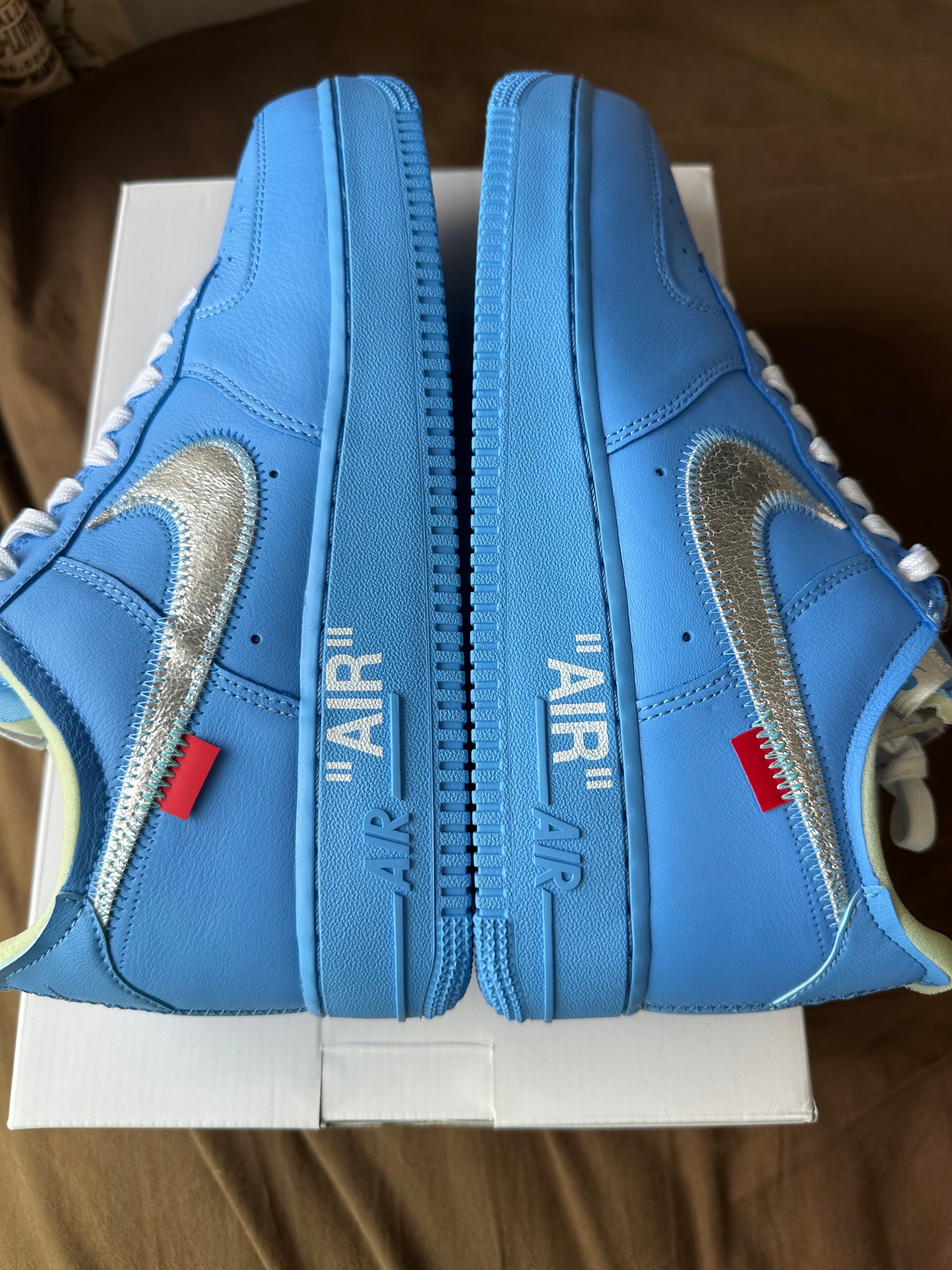 Off-White × Nike Air Force 1 Low "MCA University Blue"