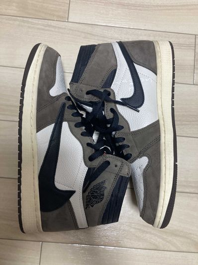 Travis Scott × Nike Air Jordan 1 Retro High OG TS SP "Sail/Dark Mocha"