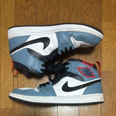 FACETASM × Nike Air Jordan 1 Mid "White/Navy"